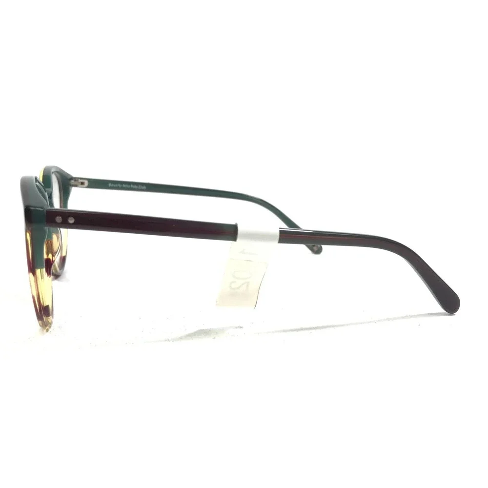 Beverly Hills Polo Club BHPC 94 COL 10 Eyeglasses Glasses Brown Green 50-18-140